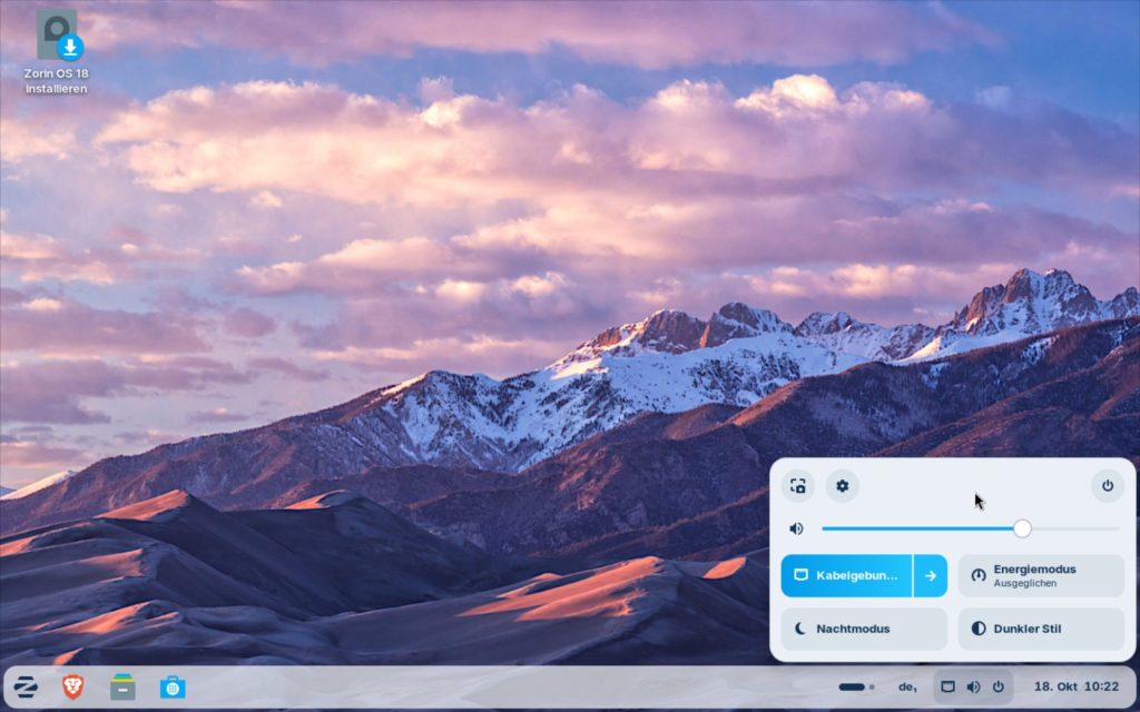 Zorin OS UI